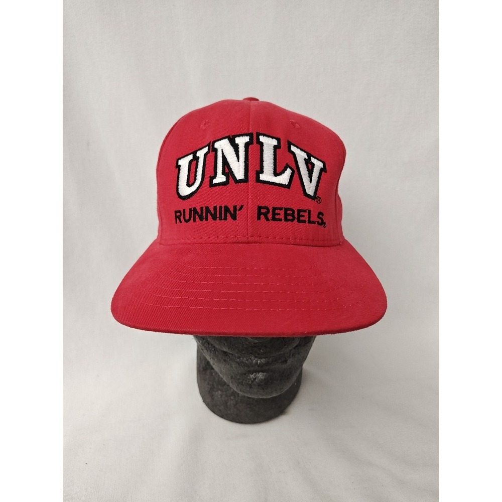 Vintage 1998 UNLV Rebels WAC Basketball Champions‎ Script Snapback Hat Cap Adult